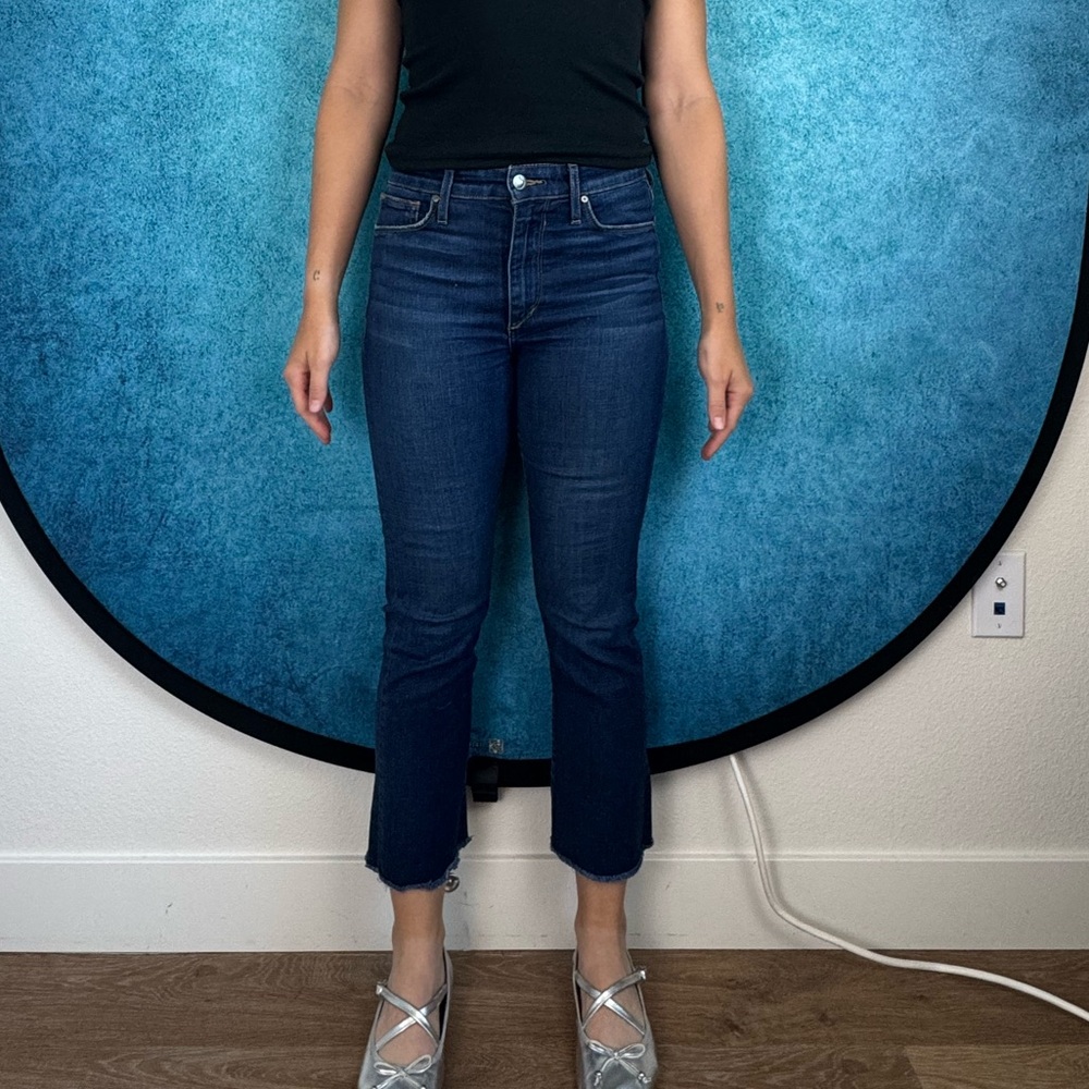 Joe's Jeans Bootcut Cropped Jeans With Raw Hem